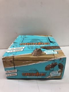 QTY OF GRENADE HIGH PROTEIN, LOW SUGAR BARS (BB:08/2024)