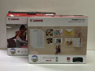 2 X CANON PIXMA TS3355 PRINTERS