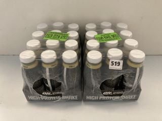 2 X BOX OF OPTIMUM NUTRITION HIGH NUTRITION SHAKE (BEST BEFORE 28/12/24)