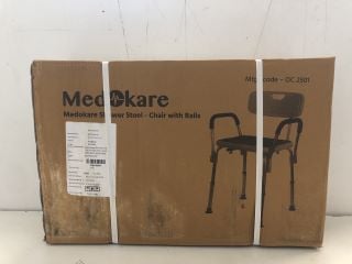 MEDOKARE SHOWER STOOL - CHAIR WITH RAILS