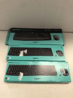 3 X LOGITECH KEYBOARDS INC MK270