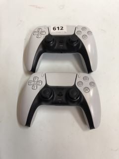 2 X SONY PLAYSTATION DUALSENSE WIRELESS CONTROLLER