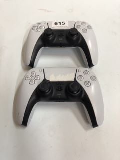 2 X SONY PLAYSTATION DUALSENSE WIRELESS CONTROLLER