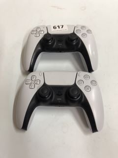 2 X SONY PLAYSTATION DUALSENSE WIRELESS CONTROLLER