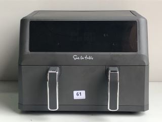 SUR LA TABLE SINGLE OR DOUBLE BASKET AIR FRYER 10.5.LITRES