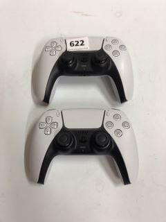 2 X SONY PLAYSTATION DUALSENSE WIRELESS CONTROLLER