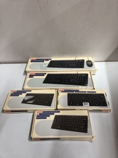 5 X LOGIK KEYBOARDS INC LOGIK WIRELESS MULTIMEDIA KEYBOARD