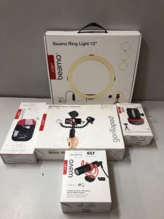 5 X JOBY ITEMS INC BEAMO RING LIGHT 12"