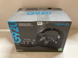 LOGITECH XBOX G920 RACING WHEEL AND PEDALS