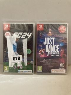 2 X NITENDO SWITCH GAMES INC FC 24