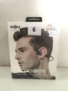 SHOKZ OPENRUN BONE CONDUCTION SPORT HEADPHONES