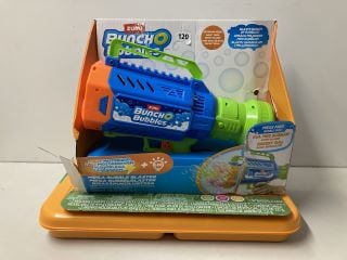 2 X ITEMS TO INCLUDE BUNCH O BUBBLES CHILDRENS MEGA BUBBLE BLASTER