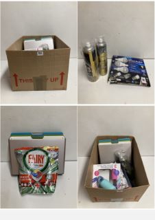 BOX OF ITEMS TO INCLUDE FEIT ELECTRIC LED SMART BULBS