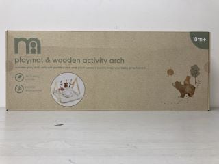 3 X MOTHERCARE PLAYMATS & WOODEN ACTIVITY ARCHES