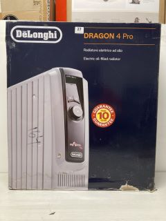 DELONGHI DRAGO 4 PRO ELECTRIC OIL FILLED RADIATOR - RRP £124