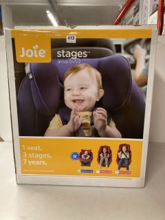 JOIE STAGES GROUP 0+/1/2 3 SEATS IN 1 CAR SEAT SET - RRP £100