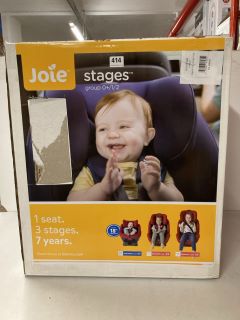 JOIE STAGES GROUP 0+/1/2 3 SEATS IN 1 CAR SEAT SET - RRP £100