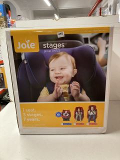 JOIE STAGES GROUP 0+/1/2 3 SEATS IN 1 CAR SEAT SET - RRP £100