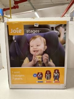 JOIE STAGES GROUP 0+/1/2 3 SEATS IN 1 CAR SEAT SET - RRP £100