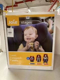 JOIE STAGES GROUP 0+/1/2 3 SEATS IN 1 CAR SEAT SET - RRP £100