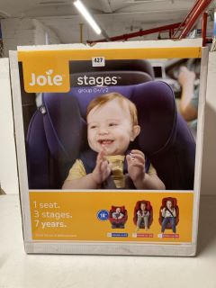 JOIE STAGES GROUP 0+/1/2 3 SEATS IN 1 CAR SEAT SET - RRP £100