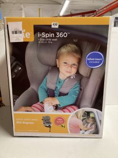 JOIE I-SPIN 360 I-SIZE CHILD CAR SEAT 40-105CM - RRP £199