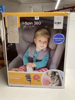 JOIE I-SPIN 360 I-SIZE CHILD CAR SEAT 40-105CM - RRP £199