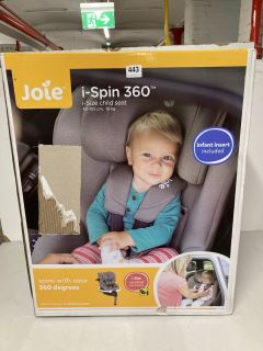 JOIE I-SPIN 360 I-SIZE CHILD CAR SEAT 40-105CM - RRP £199