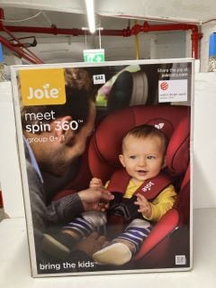 JOIE MEET SPIN 360 GROUP 0+/1 CONVERTIBLE CAR SEAT - RRP £150