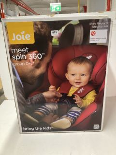 JOIE MEET SPIN 360 GROUP 0+/1 CONVERTIBLE CAR SEAT - RRP £150