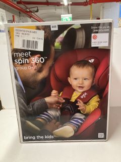 JOIE MEET SPIN 360 GROUP 0+/1 CONVERTIBLE CAR SEAT - RRP £150