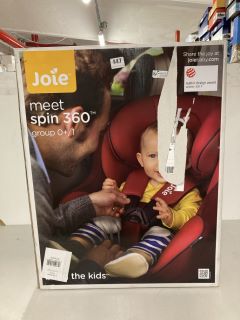 JOIE MEET SPIN 360 GROUP 0+/1 CONVERTIBLE CAR SEAT - RRP £150