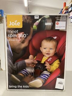 JOIE MEET SPIN 360 GROUP 0+/1 CONVERTIBLE CAR SEAT - RRP £150