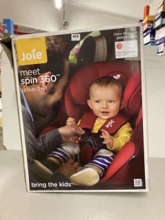 JOIE MEET SPIN 360 GROUP 0+/1 CONVERTIBLE CAR SEAT - RRP £150