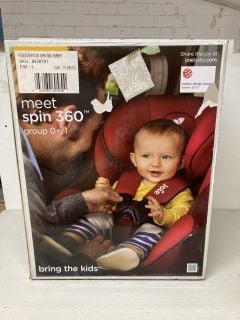 JOIE MEET SPIN 360 GROUP 0+/1 CONVERTIBLE CAR SEAT - RRP £150