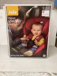 JOIE MEET SPIN 360 GROUP 0+/1 CONVERTIBLE CAR SEAT - RRP £150