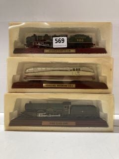 3 X VINTAGE COLLECTABLE TRAINS TO INCLUDE KINGS CLASS GWR