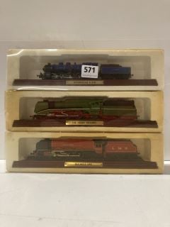 3 X VINTAGE COLLECTABLE TRAINS TO INCLUDE DR 18201 PACIFIC