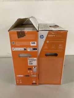 2 X HP ENVY 6032E ALL IN ONE PRINTER