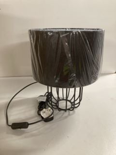 2 X JOHN LEWIS & PARTNERS ITEMS TO INCLUDE SHADE TALL BLACK CEILING LIGHT (CAGE NUMBER 712281)