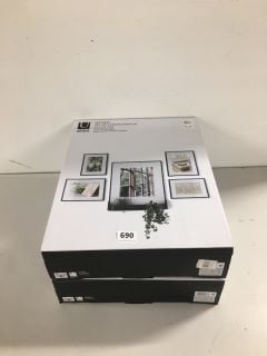 2 X JOHN LEWIS & PARTNERS MATINEE SET OF 3 PHOTO DISPLAYS (CAGE NUMBER 712673)