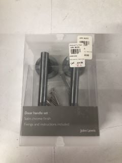 BOX OF JOHN LEWIS & PARTNERS ITEMS TO INCLUDE DOOR HANDLE SET (CAGE NUMBER 705601)