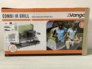 VANGO COMBI IR GRILL 2-BURNER COOKER WITH INFRARED GRILL