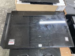 2 X CERAMIC HOBS INC AEG MODEL IKE85751FB (SMASHED GLASS)