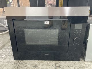 AEG INTEGRATED MICROWAVE MODEL MBE2658SEB RRP £439