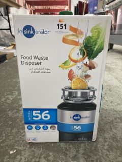 INCINERATOR FOOD WASTE DISPOSAL UNIT