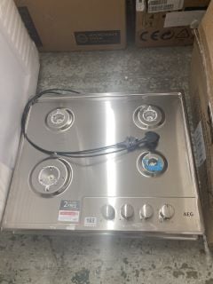 2 X AEG GAS HOBS MODEL: HGE64200SM (INCOMPLETE)