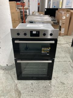 ZANUSSI DOUBLE ELECTRIC OVEN MODEL ZKHNL3X1 RRP £417