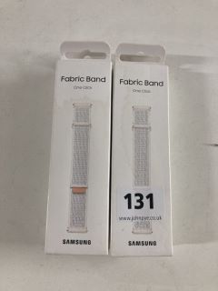 4 X SAMSUNG SMART WATCH FABRIC BANDS