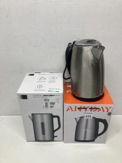 3 X JOHN LEWIS KETTLES